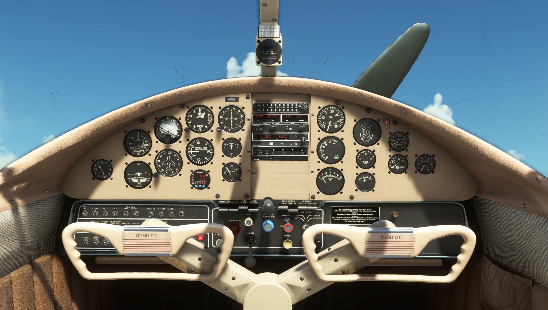 Microsoft Flight Simulator - Lokalna legenda VII: Cessna 195 Businessliner snimka zaslona
