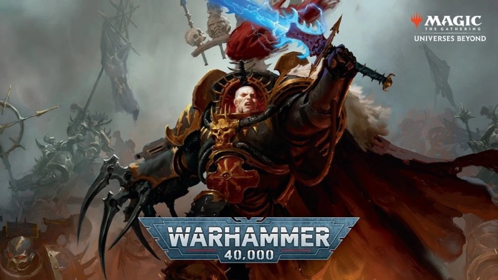 Warhammer 40,000 x Magic: The Gathering artwork
