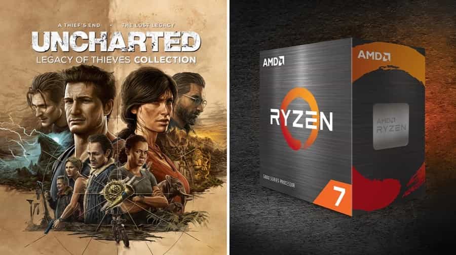 AMD Offering Uncharted: Legacy of Thieves Collection with Select Ryzen 5000 Series Processors