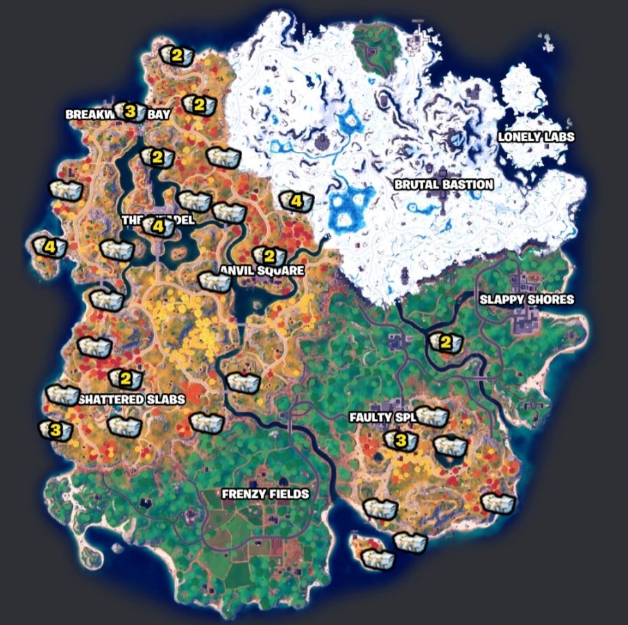 fortnite oathbound chests locations