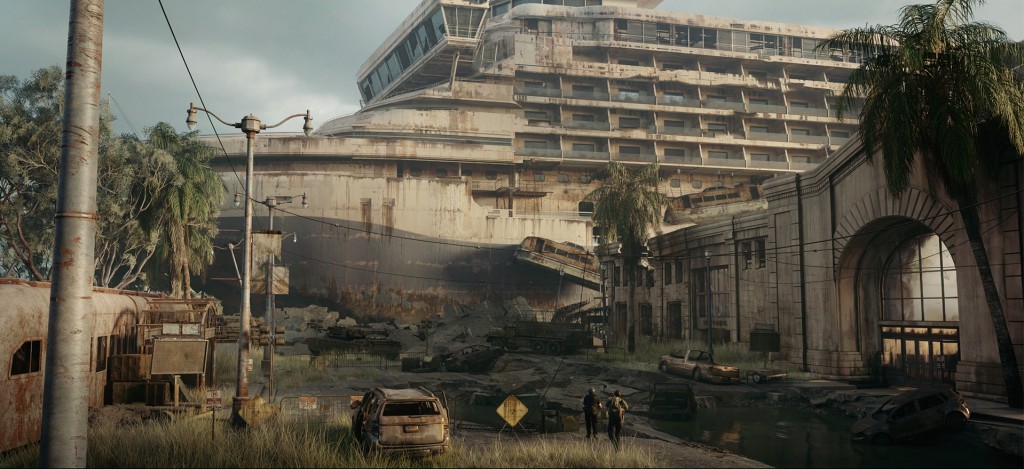 The Last Of Us, шматкарыстальніцкі спін-оф, канцэпт-арт, закінуты круізны карабель
