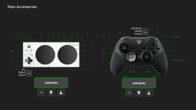 A actualización de Xbox de outubro que se está a lanzar agora, engade mapeo de teclado aos controladores