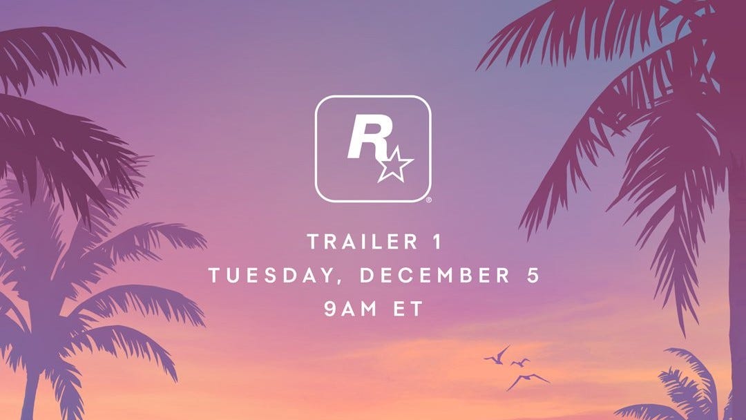 Trailer na GTA 6 príde v utorok, Rockstar oznamuje