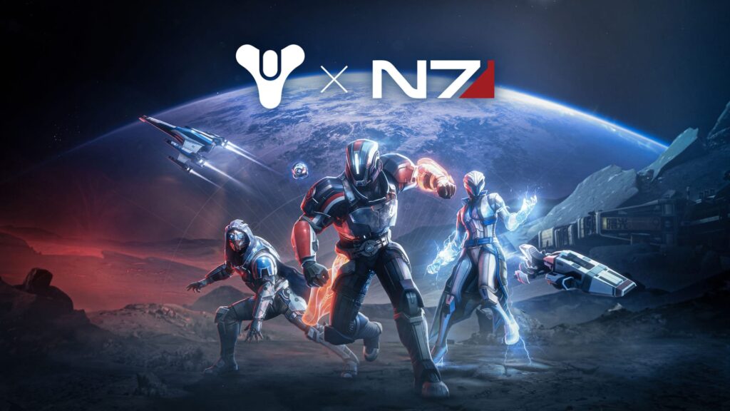 I-Destiny 2 ityhila i-Mass Effect Crossover Gear