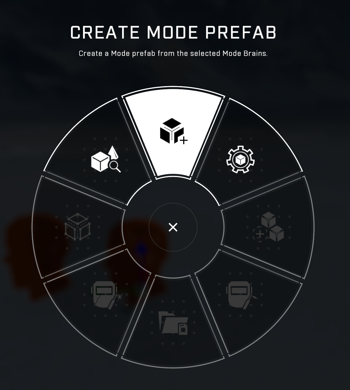 Create Mode Prefab Action Menu 9235876