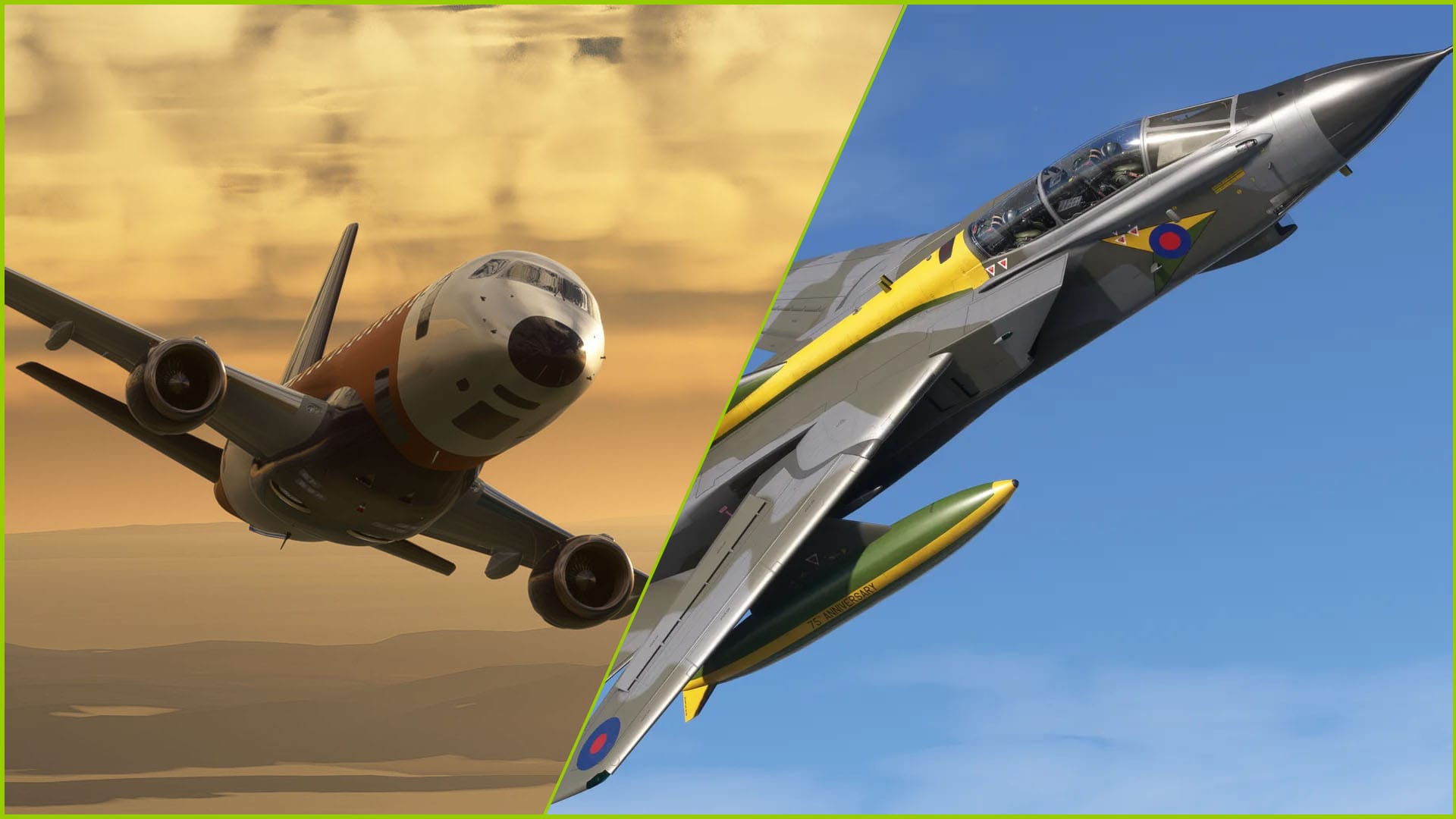 Microsoft Flight Simulator Tornado, Piper PA-38, Embraer E170 und Boeing 787-10 Holen Sie sich neue Screenshots