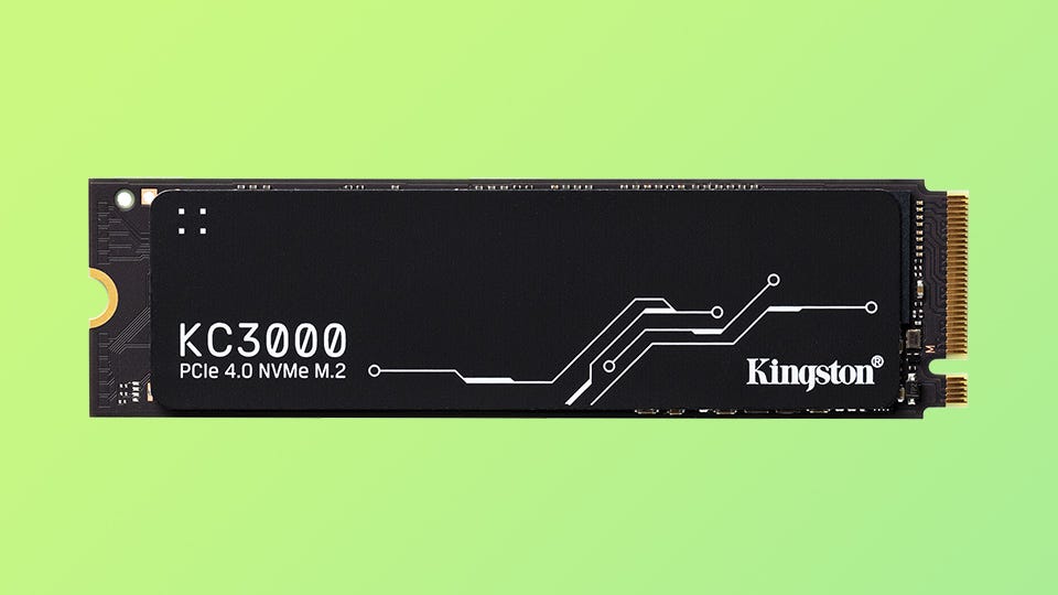 Thatha i-KC3000 2TB PCIe 4.0 NVMe SSD ka-Kingston ngo-£123 e-Amazon UK