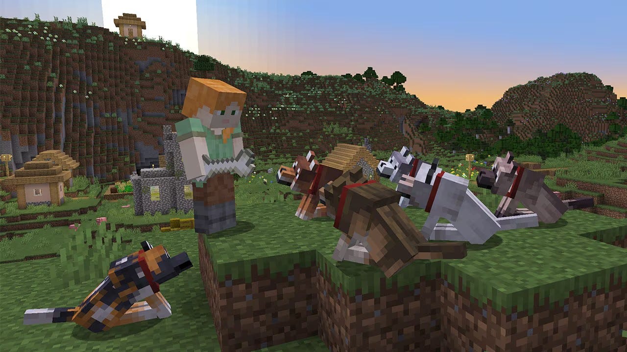 Minecraft tester otte ulvevarianter